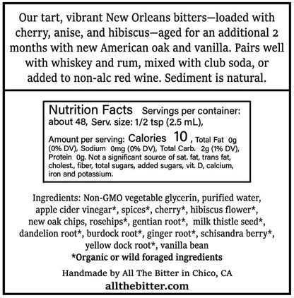All The Bitter - Oak Aged New Orleans Bitters