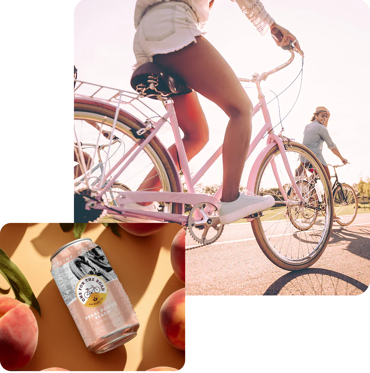 One For The Road - Pedal Power Peach Wheat Ale - Limited Time Offer